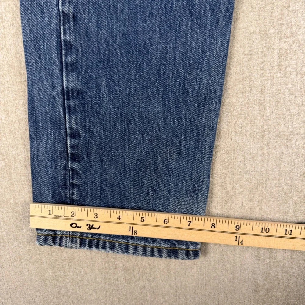 Levi's 505 Jeans Mens 31x32 Blue Straight Leg Regular Fit Denim